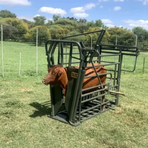 Cattle Working Crate with Sliding Gate
